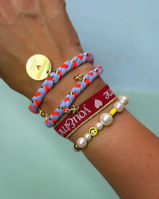 Süsswasserperlen-Armband, "Pearls & Smiles“
