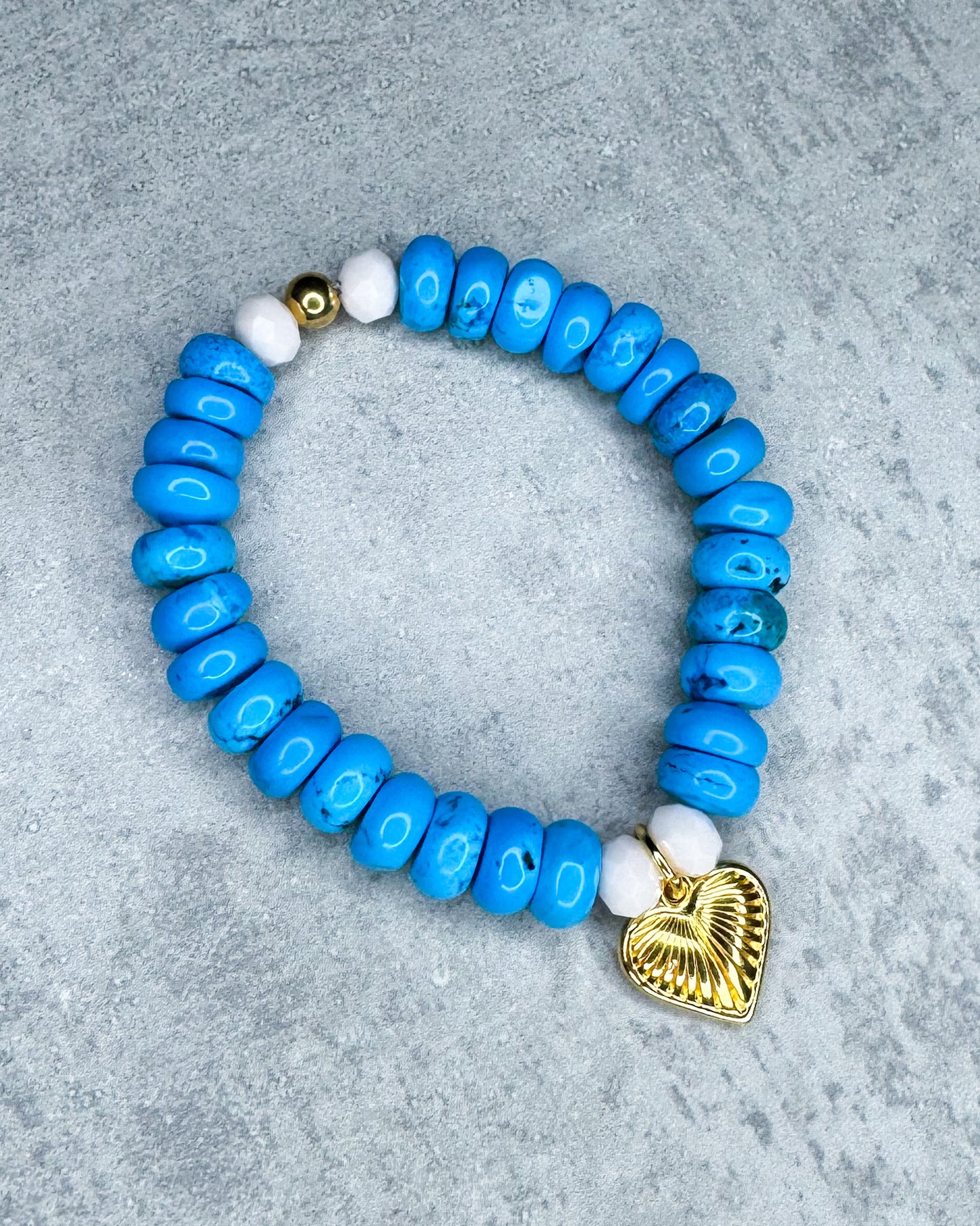 Heilstein-Armband, "Boho Day"