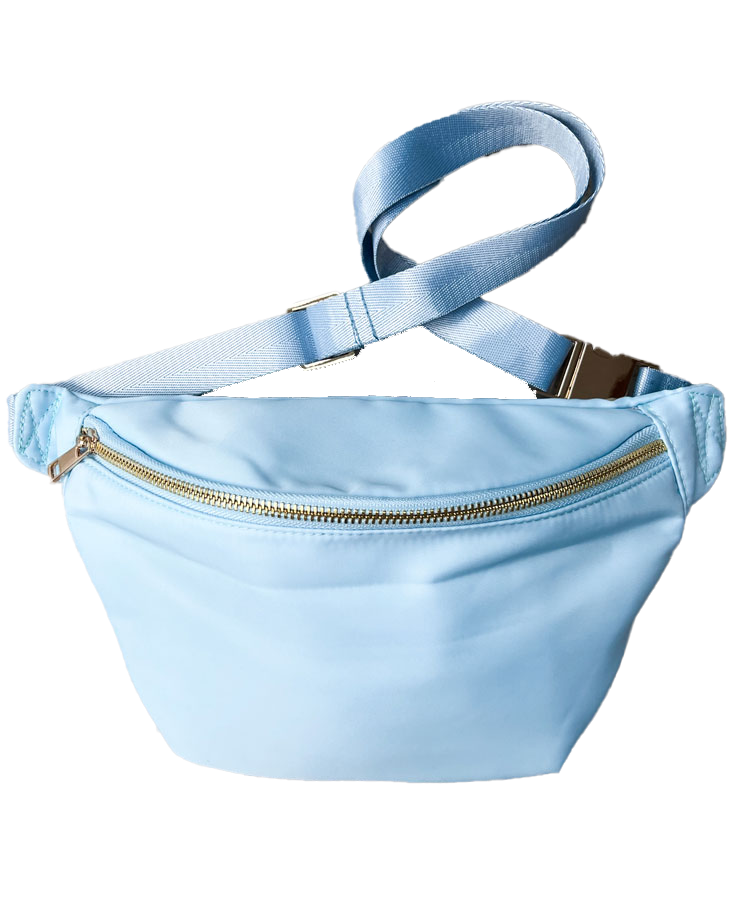 Crossbody Bag hellblau – personalisierbar