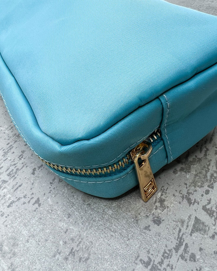 Tasche petrol-blau – personalisierbar