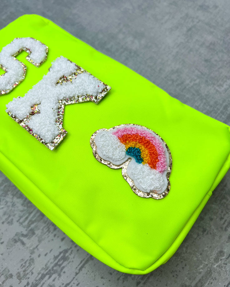 Tasche neon gelb – personalisierbar