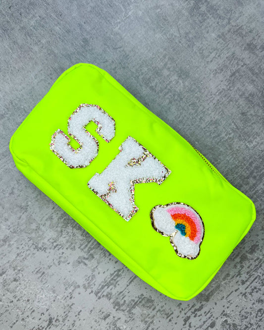 Tasche neon gelb – personalisierbar