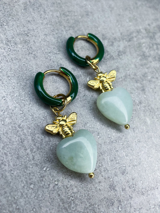 Ohrringe 15mm "Bee Lover" - 1 Paar