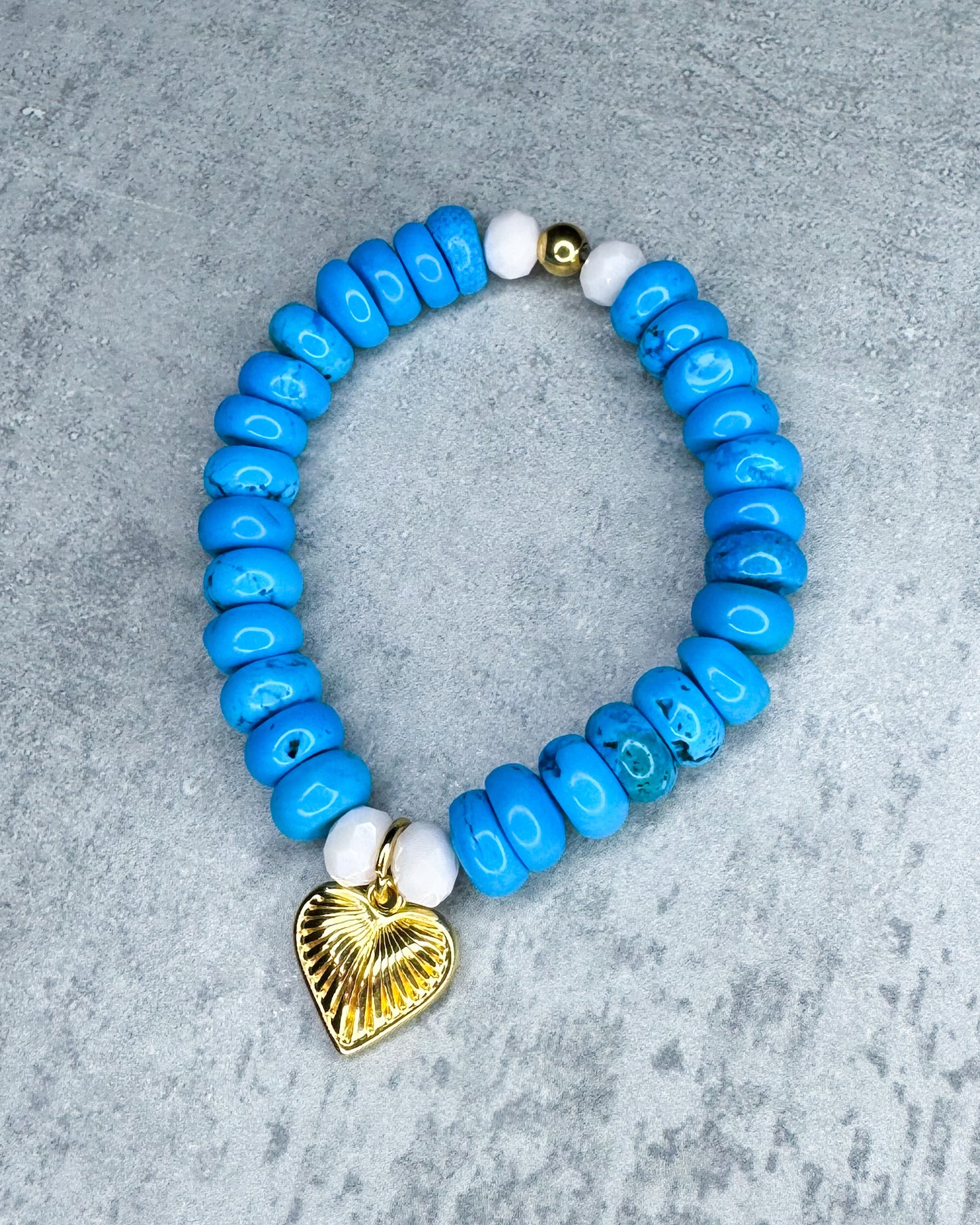 Heilstein-Armband, "Boho Day"