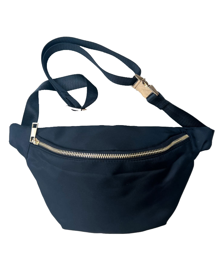 Crossbody Bag schwarz – personalisierbar