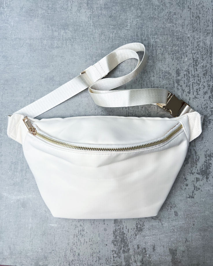 Crossbody-Bag Tasche CREAM – personalisierbar mit Patches
