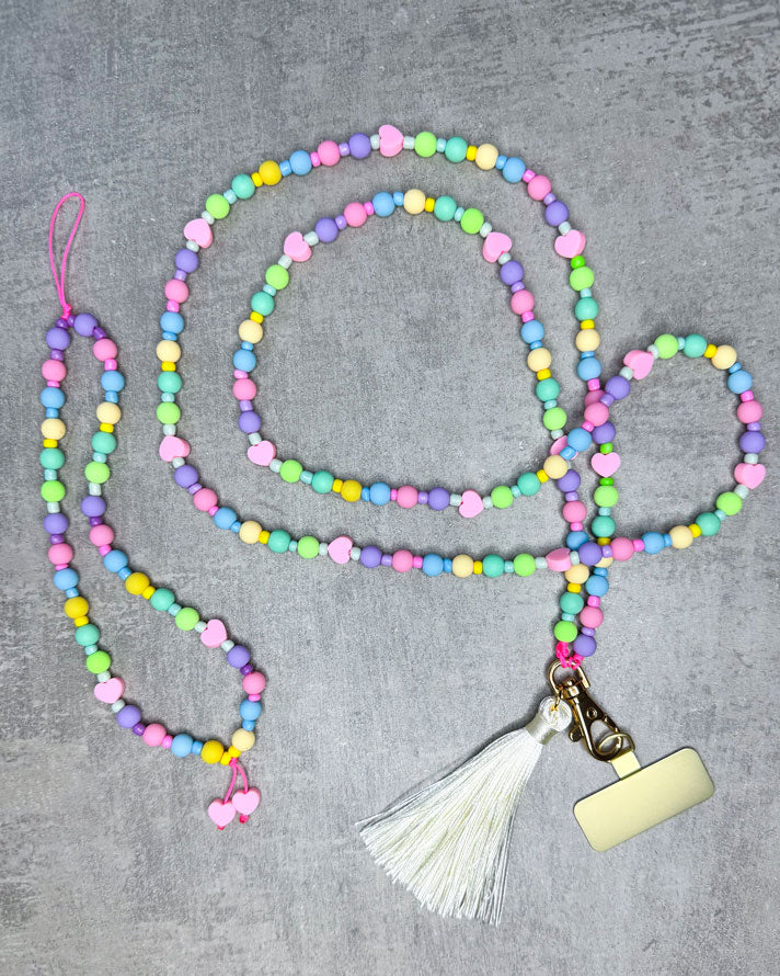 Handykette - "Pastell Rainbow Short"