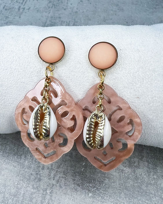 Ornament Ohrringe "Seashell" - 1 Paar