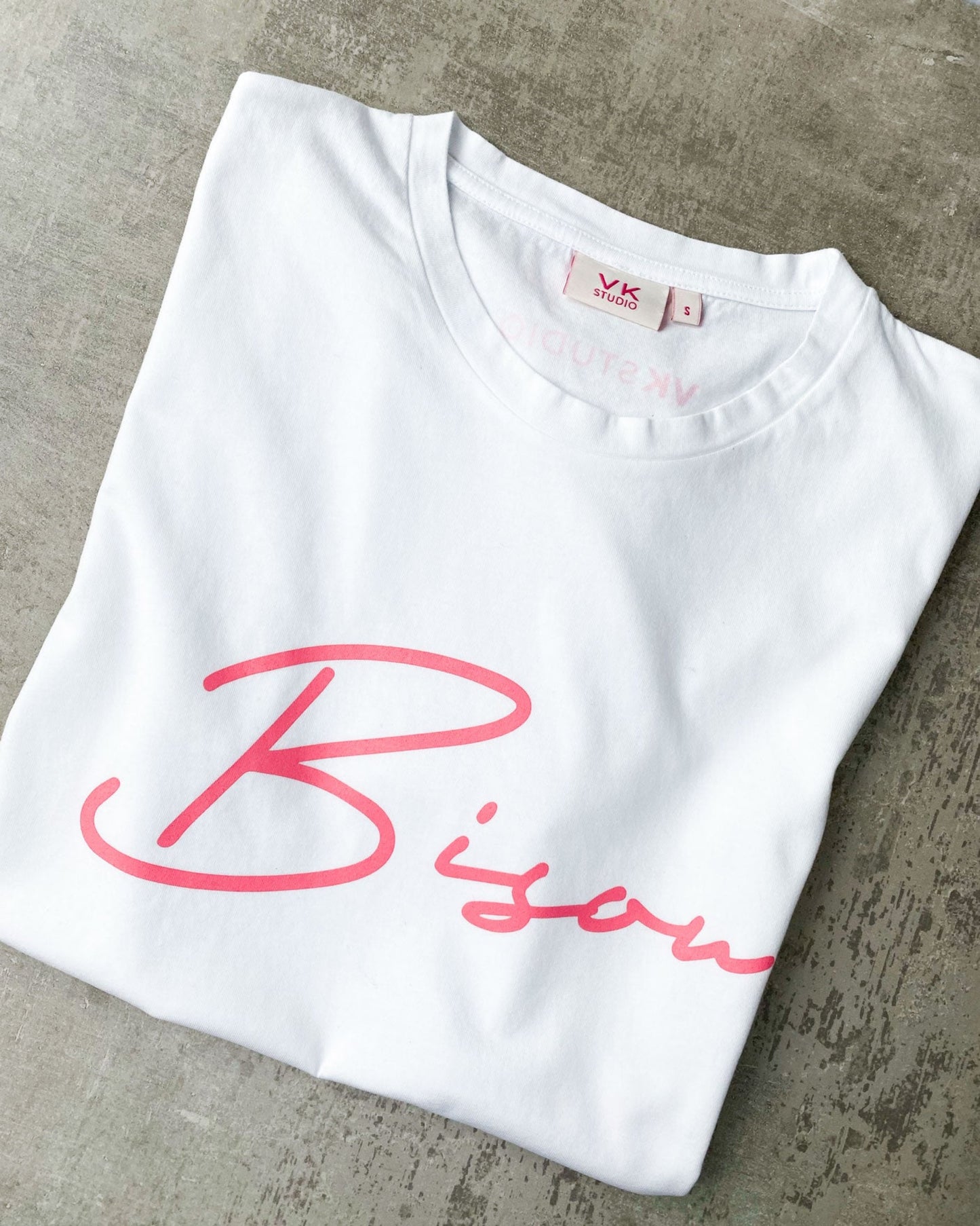 Organic Cotton T-Shirt “Bisou💋”