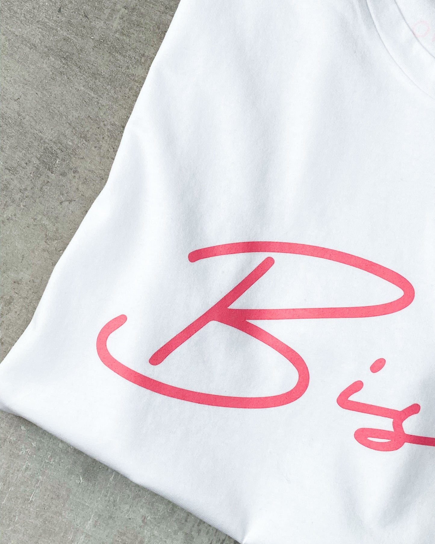 Organic Cotton T-Shirt “Bisou💋”