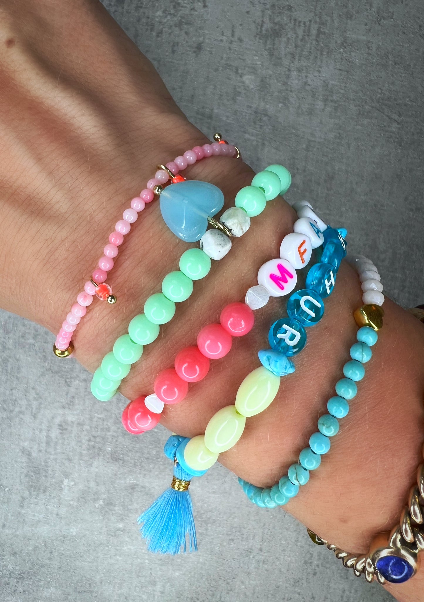 Korall-Armband "Coral Beach" - personalisiert