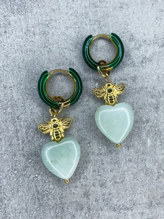 Ohrringe 15mm "Bee Lover" - 1 Paar